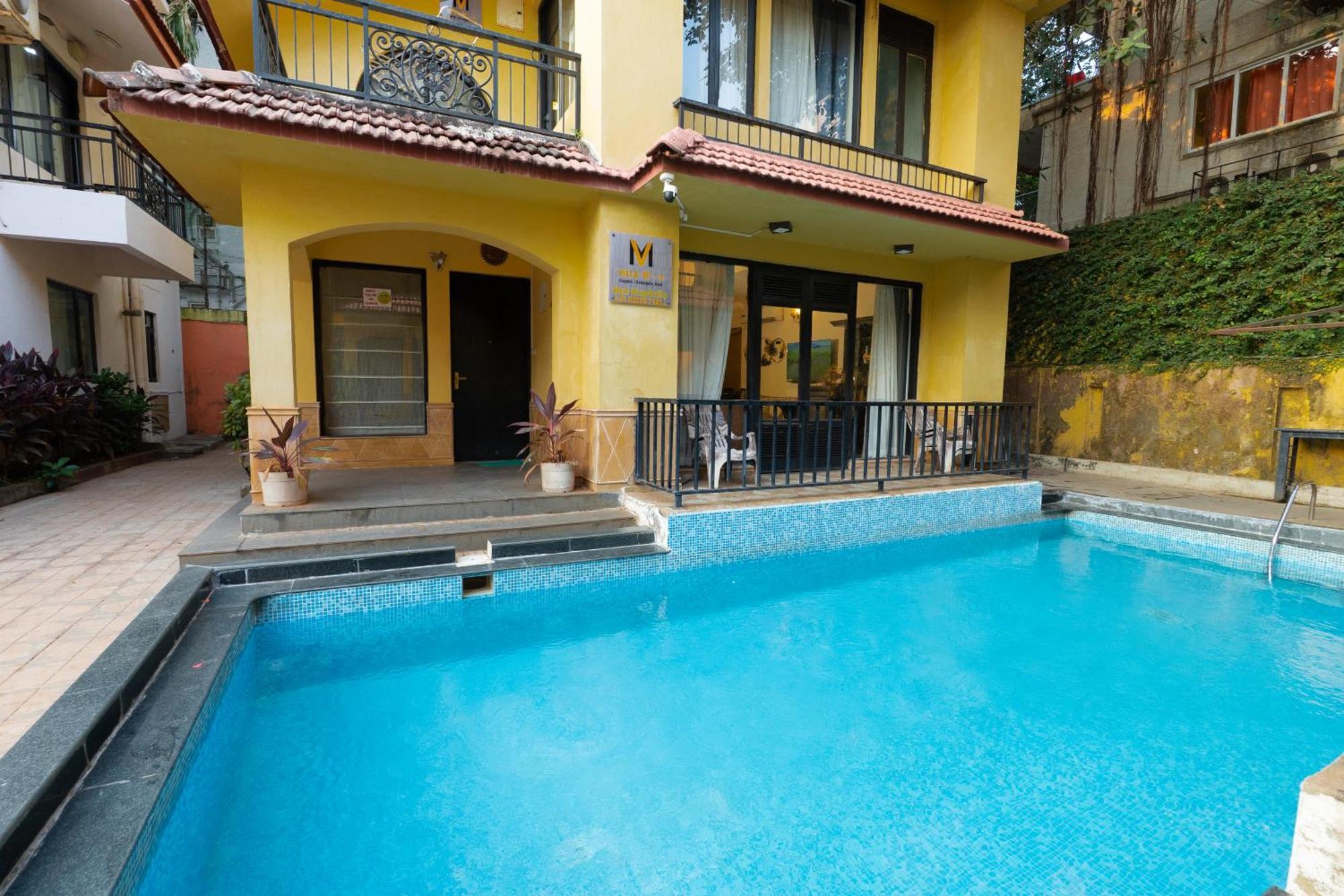 Villa M - Lagoon 4 Calangute 3Bhk Pool Facing, Breakfast Included Old Goa Bagian luar foto