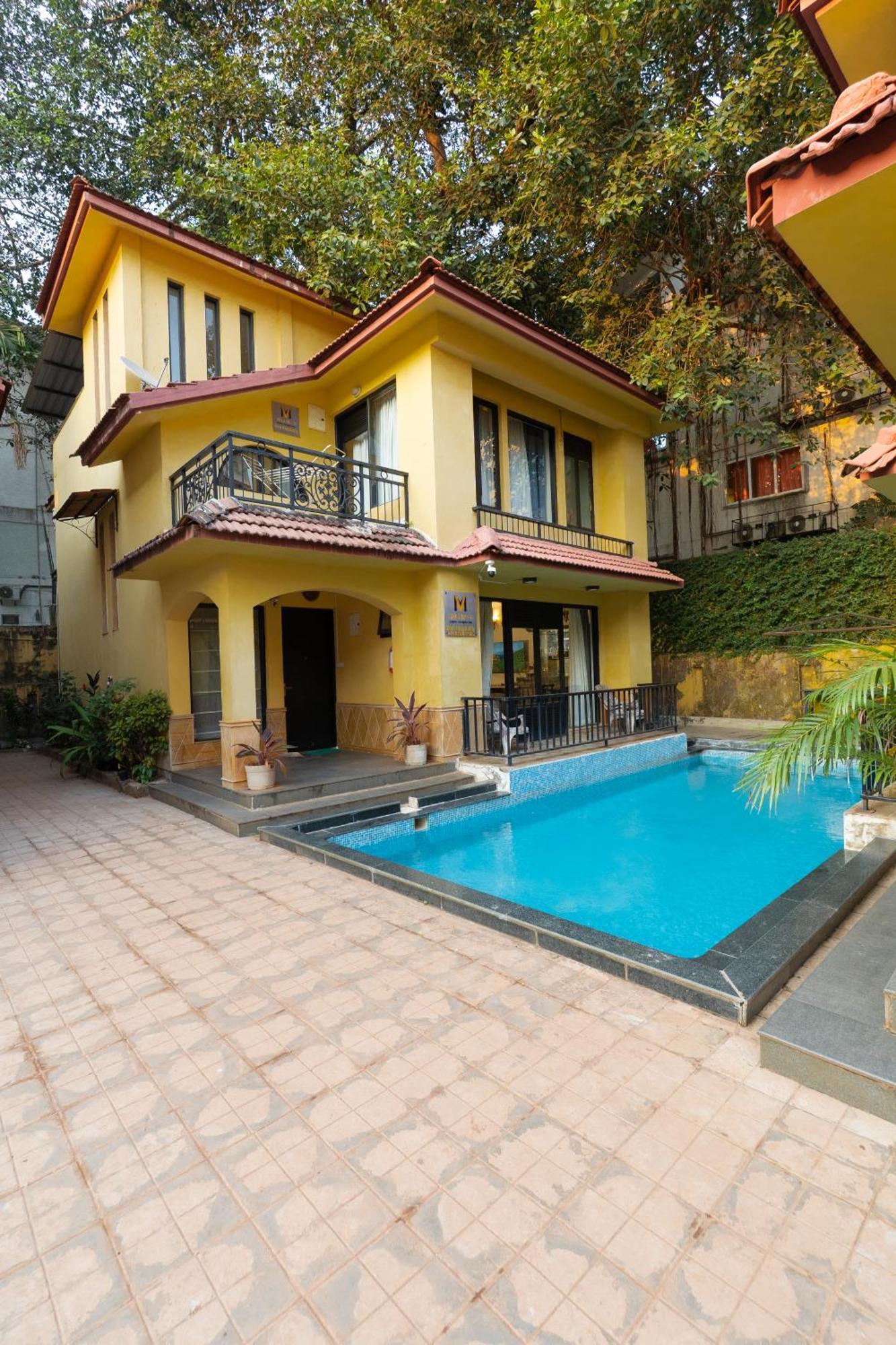 Villa M - Lagoon 4 Calangute 3Bhk Pool Facing, Breakfast Included Old Goa Bagian luar foto