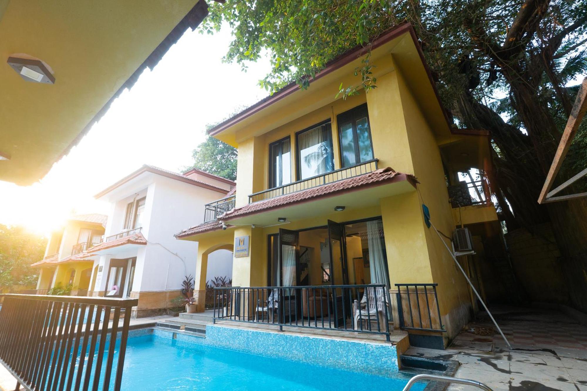 Villa M - Lagoon 4 Calangute 3Bhk Pool Facing, Breakfast Included Old Goa Bagian luar foto