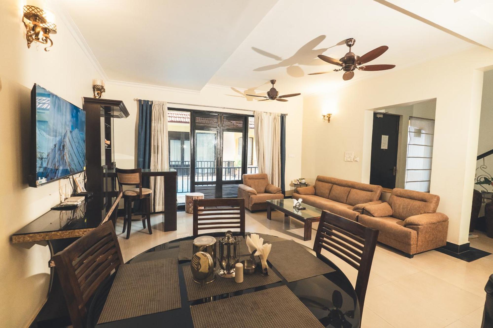Villa M - Lagoon 4 Calangute 3Bhk Pool Facing, Breakfast Included Old Goa Bagian luar foto
