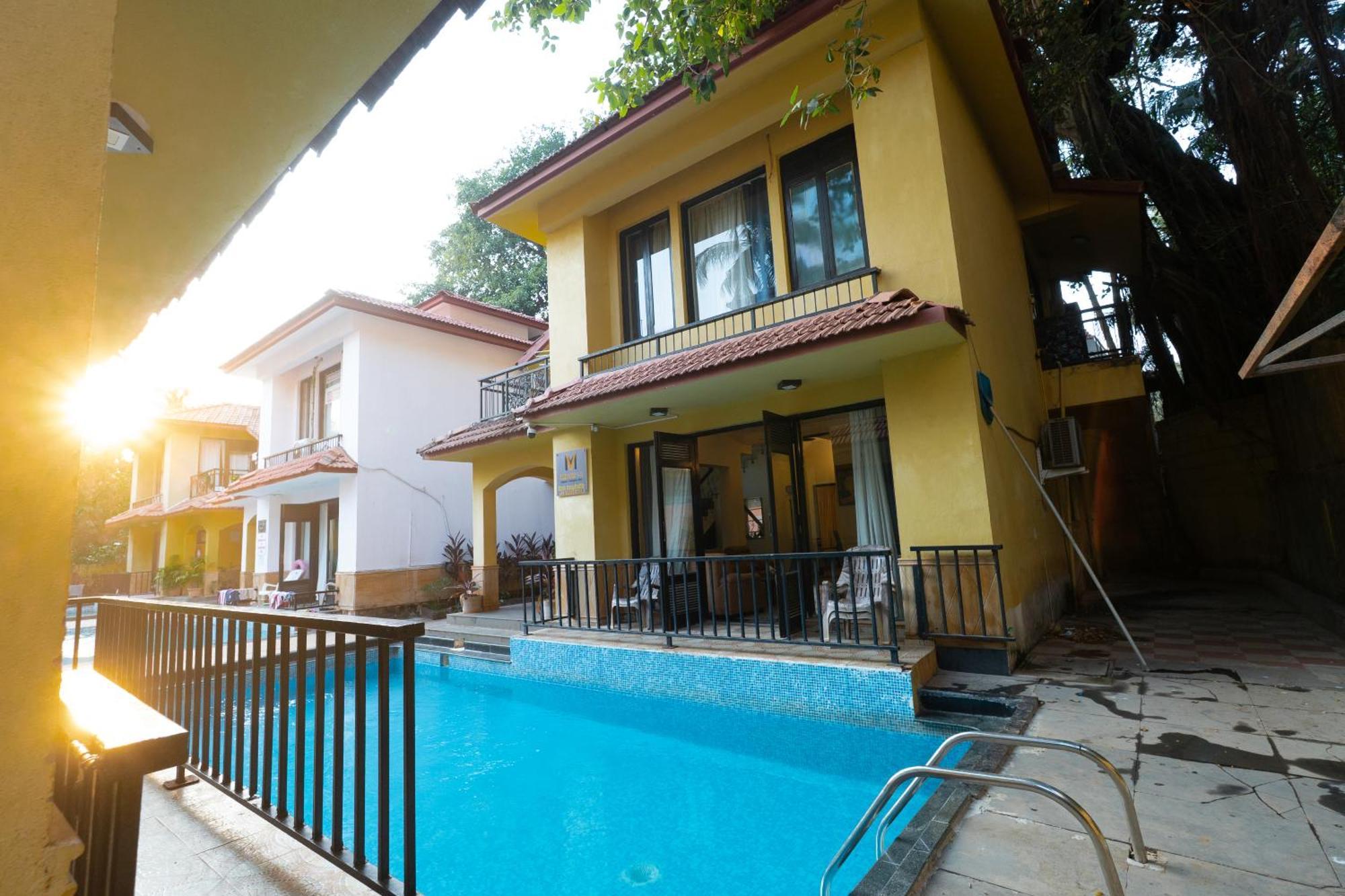 Villa M - Lagoon 4 Calangute 3Bhk Pool Facing, Breakfast Included Old Goa Bagian luar foto