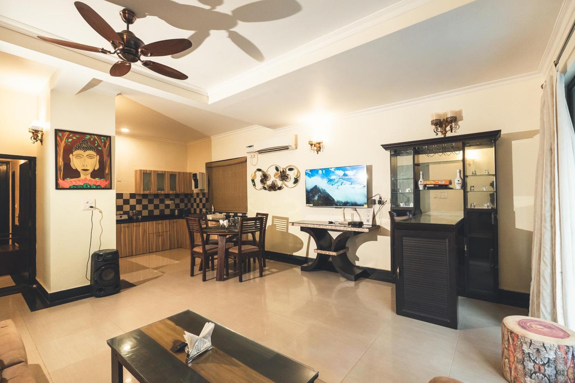 Villa M - Lagoon 4 Calangute 3Bhk Pool Facing, Breakfast Included Old Goa Bagian luar foto